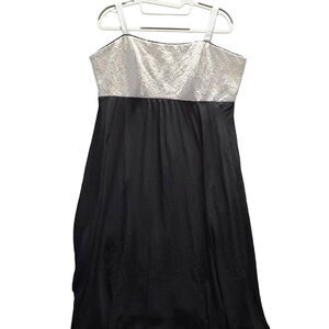 Metaphor Womens A-Line Dress Multicolor Size 16W Nylon Blend Stretch Thin Strap